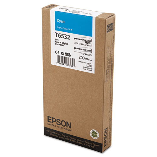 Epson UltraChrome HDR Ink, Cyan #T6532