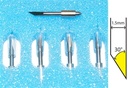 GRAPHTEC SUPERSTEEL 30 DEG. 1.5mm #CB15U-K30-5 (5-PACK)