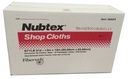 Nubtex Shop Cloths 13" x 13", Case (15 pkgs per case, 25 wipes per pkg) #560029