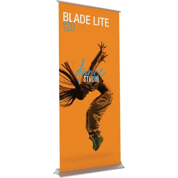 Blade Lite 920 Retractable Banner Stand, Silver 36"