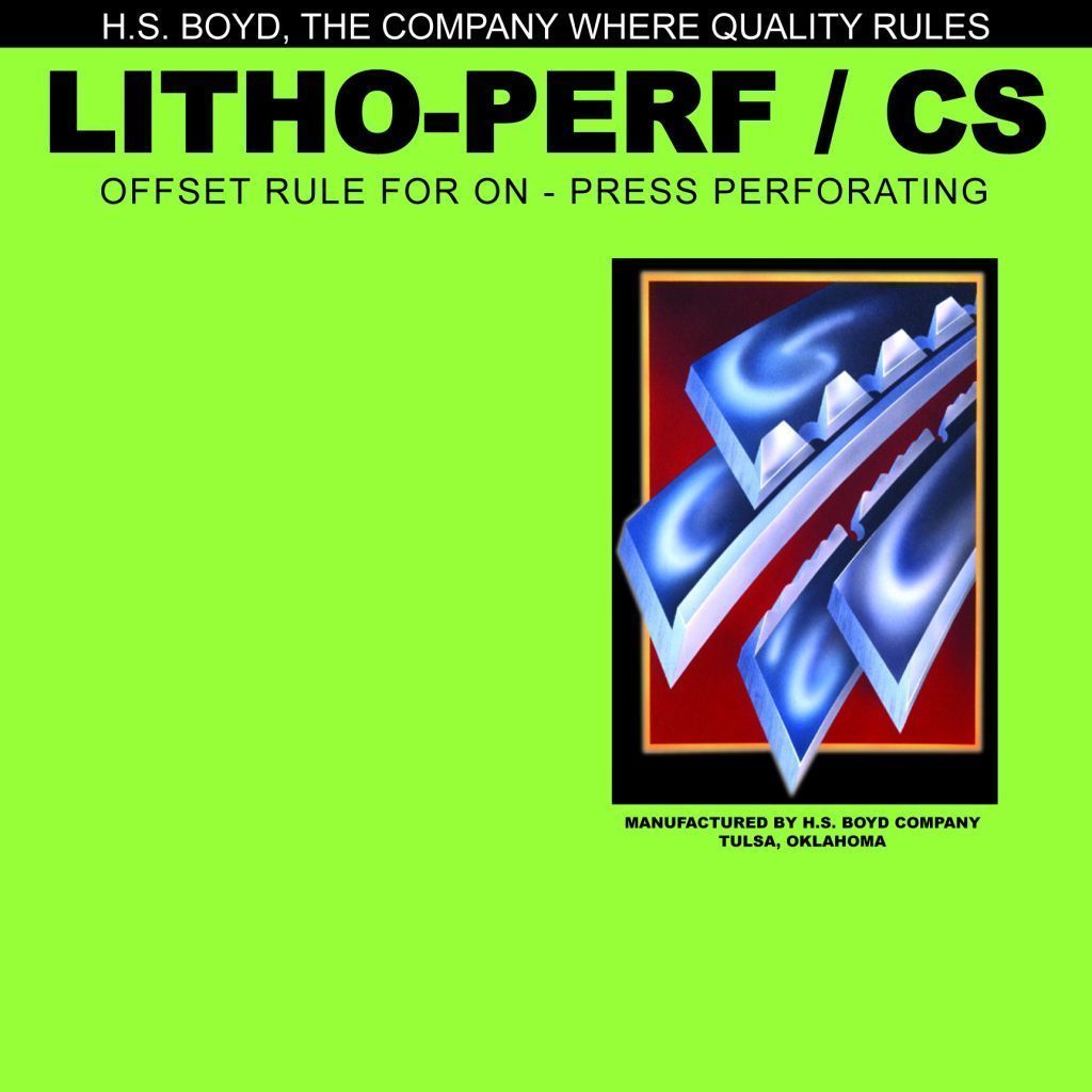 HS Boyd #615 Litho-Perf C/S 16 Tooth Card 20' roll