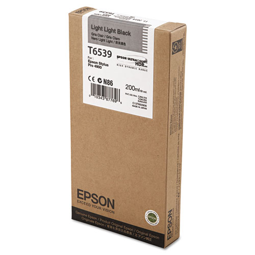 Epson UltraChrome HDR Ink, Light Light Black #T6539