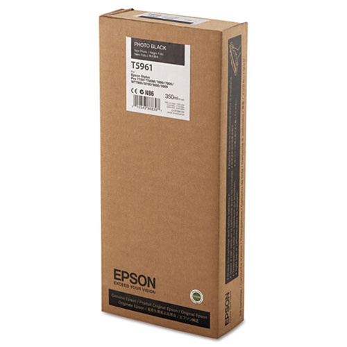 Epson UltraChrome HDR Photo Black 350ml #EPST5961