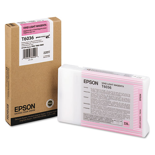 Epson Ultrachrome K3 Vivid Light Magenta 220ml. #T6036