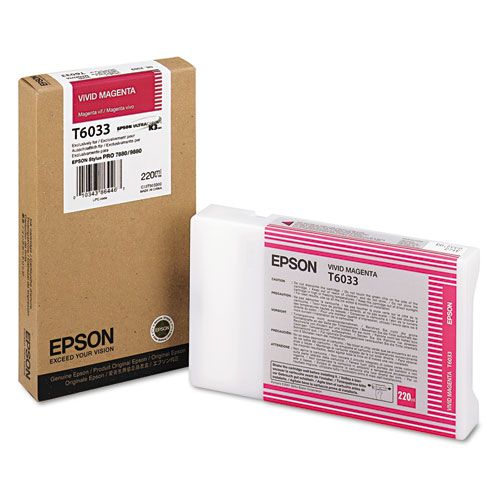 Epson Ultrachrome K3 Vivid Magenta 220ml (7880/9880) T6033