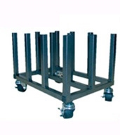 MR12 Media Mobile Media Rack, 2" Cores