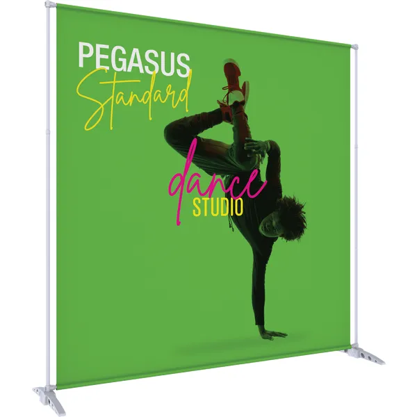 Pegasus Banner Stand Standard Silver Telescopic 8' x 8'