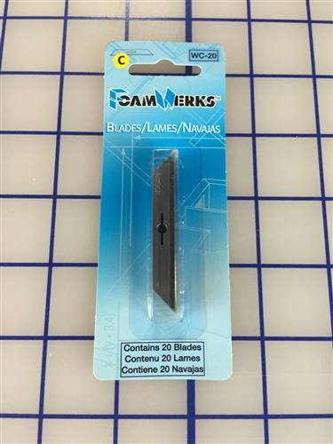 Replacement Blades WC20 for SLC Head (20/PK)