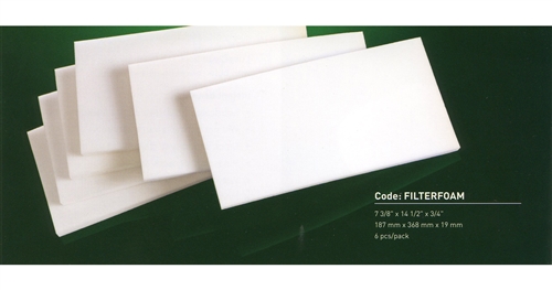 Royse Foam Filter FF1017  7-3/8" X 14-1/2" X 3/4"