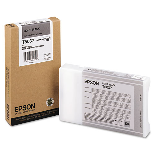 Epson U-CHROME K3 Light Black 220ml T6037 (7800/9800/7880/9880)