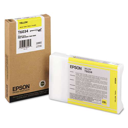 Epson U-CHROME K3 YELLOW 220ml T6034 (7800/9800/7880/9880)