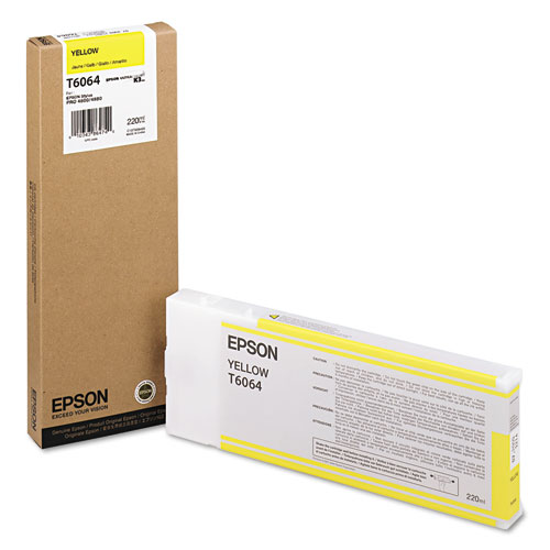 Epson Ultrachrome K3 Yellow, 220ml. #T606400