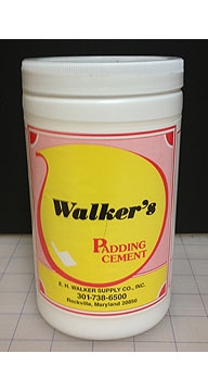 Walker Padding Cement White, Quart