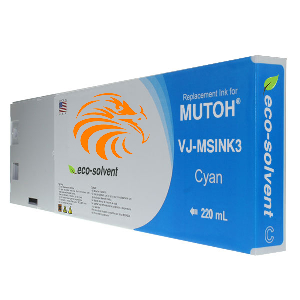Eagle Eco Ultra Cyan 220ml. ValueJet VJ-MSINK3