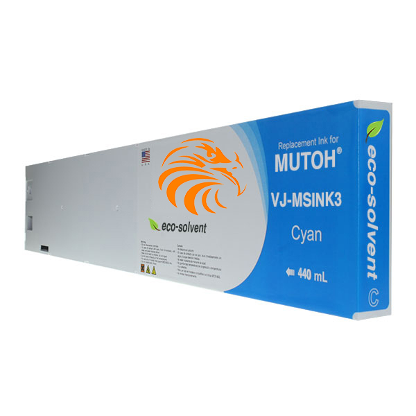 Eagle Eco Ultra Cyan 440ml. ValueJet #VJ-MSINK3