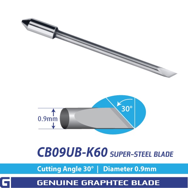 CB09UB-K60 Super-Steel Blade 30°/ 0.9mm for FC, FCX, CE Series (2-Pack)