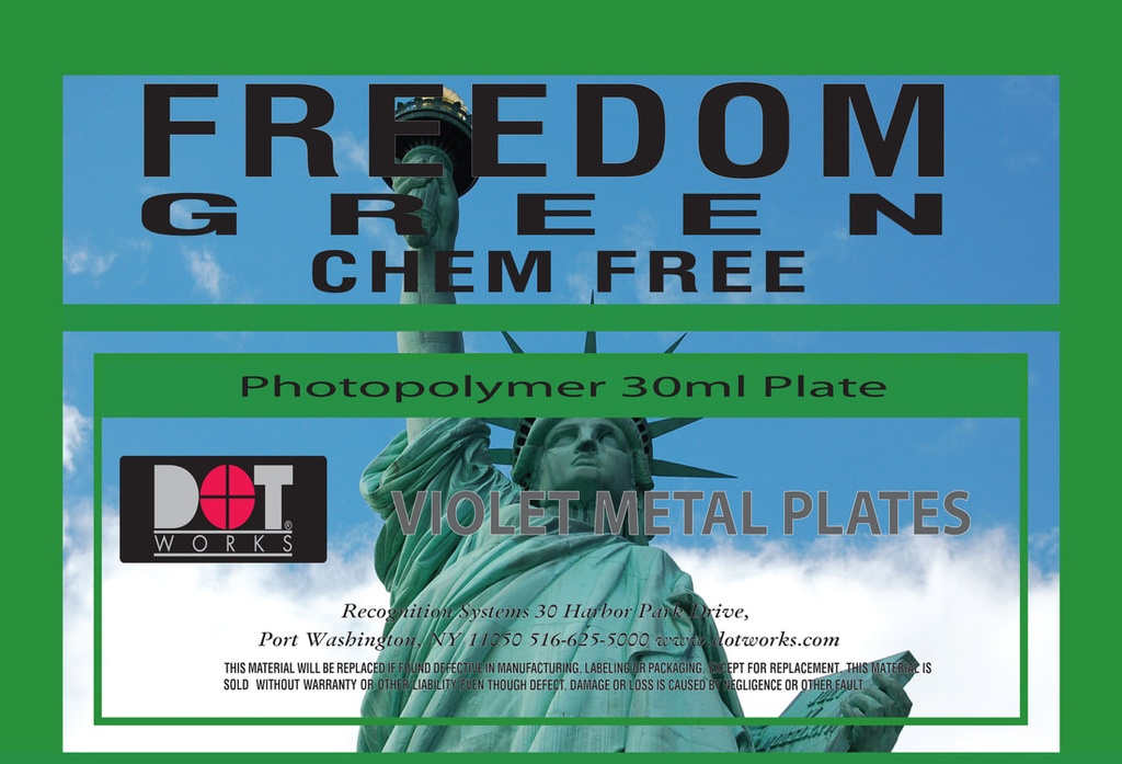 Freedom Green 11-3/4" x 18" .008 SC (50)