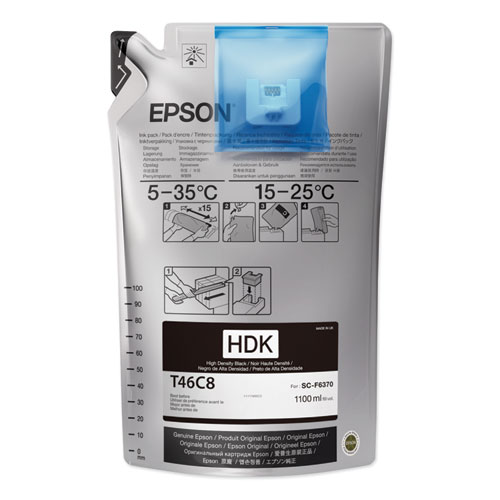 Epson T46C820 Black DS Ink, 1100ml.