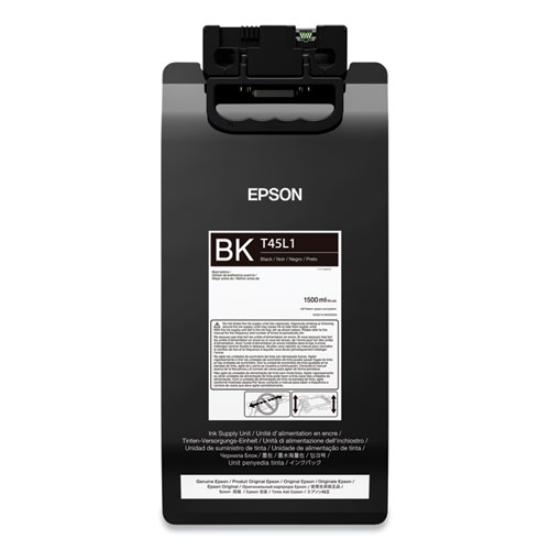Epson UltraChrome GS3 Ink, 1.5L Black #T45L120