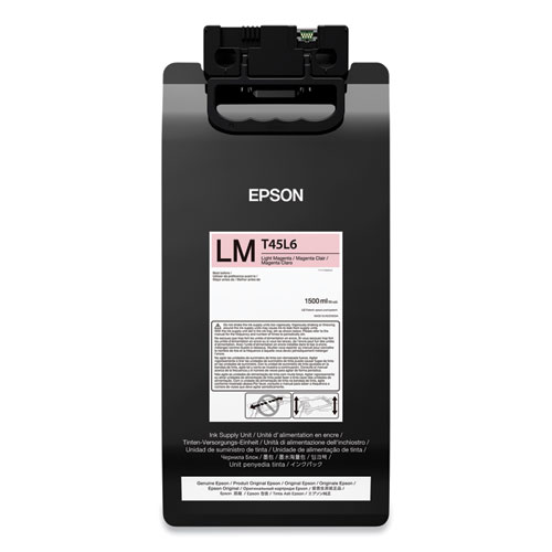 Epson UltraChrome GS3 Ink, 1.5L, Light Magenta #T45L620