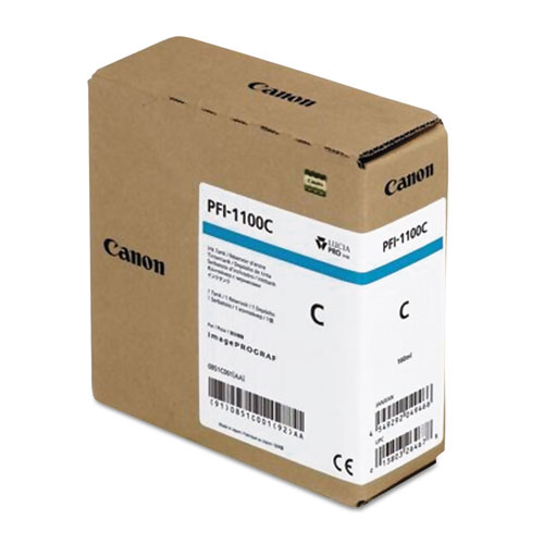 Canon PFI-1100 C - Cyan Pigment Ink Tank 160ml