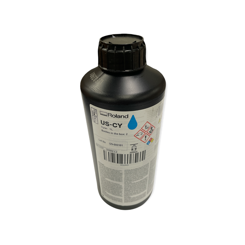 Roland IU-1000F Cyan Ink / 1 Liter Bottle