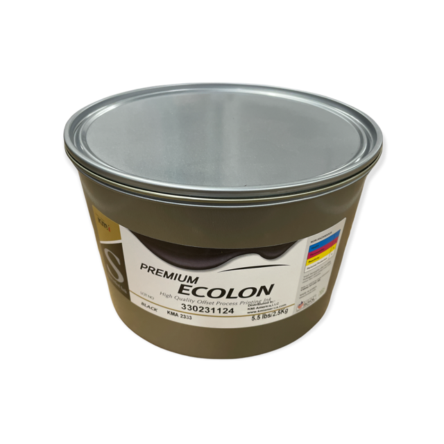 KMI Ecolon Premium Process Black 5.5lb can #KMA2333