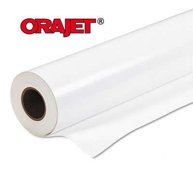 ORAJET 3164G 54" x 50yd. Gloss White, 4mil. Permanent