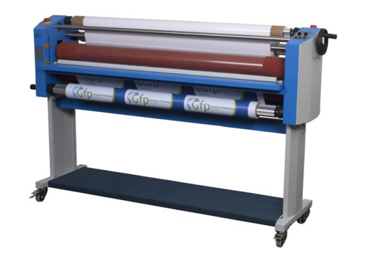GFP 363TH Laminator 63" w/ Stand, Top Heat, Footswitch and Rear Rewind