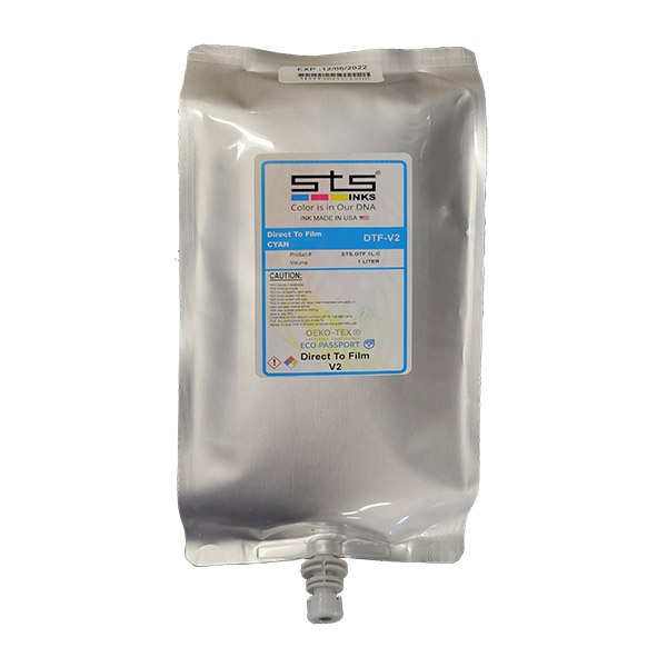 STS Mutoh DTF Inks, 1 Liter Bags
