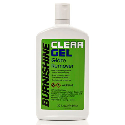 Burnishine Clear Gel Non-Abrasive Roller Cleaner, 32 Oz.