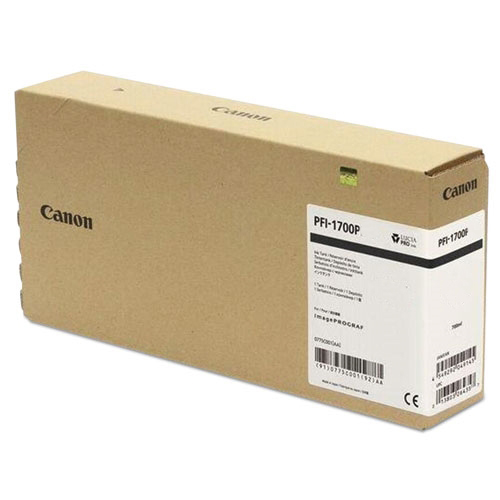 Canon PFI-1700 Pigmented Inks, 700ml.
