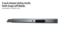 [UKM55] 5&quot; Metal Utility Knife with Snap-Off Blade