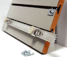 [BT1004] Banner Trak Slatwall Kit (6 Plated Hooks) BT1004