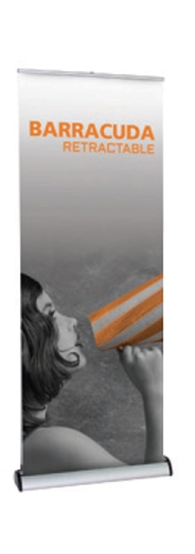 [BCD800S] Barracuda 800 Banner Stand, Silver 31.5" x (60"-83") BCD-800-S