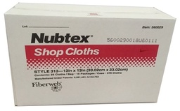 [MISK313] Nubtex Shop Cloths 13&quot; x 13&quot;, Case (15 pkgs per case, 25 wipes per pkg) #560029