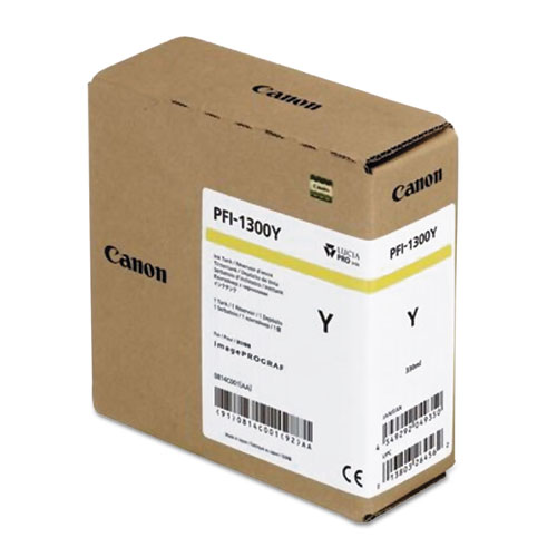 [PFI1300Y] Canon PFI-1300 Yellow 330ml. #0814C001AA