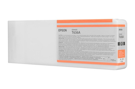 [EPST636A] Epson Ultrachrome HDR Orange, 700ml. #T636A00