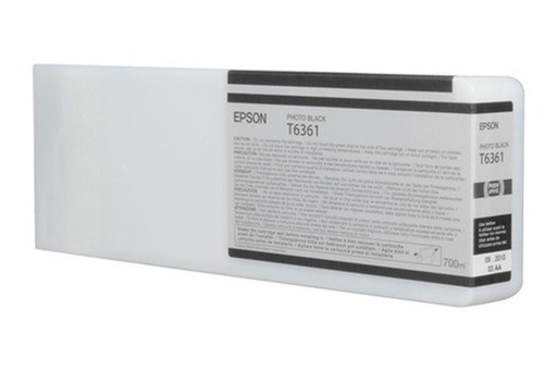 [EPST6361] Epson Ultrachrome HDR Photo Black, 700ml. #T636100