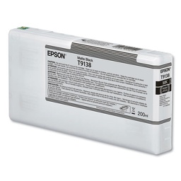 [T9138] Epson Ultrachrome HDX Matte Black Ink 200ml. #T913800