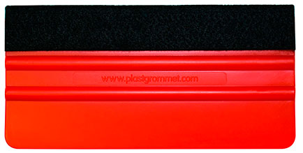 [PHREP15RF] Felt Edge Squeegee 6" Red 10/PACK #PHREP15RF
