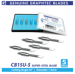 [GT102] CB15U Super-Steel blade - 45°/ 1.5mm for FC, FCX, CE Series, 5 Pack