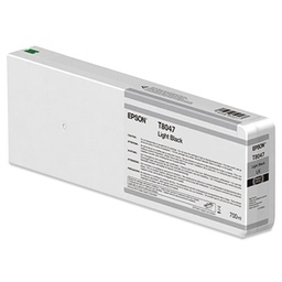 [EPST8047] Epson Ultrachrome HD Light Black 700ml. #T8047/T55K7