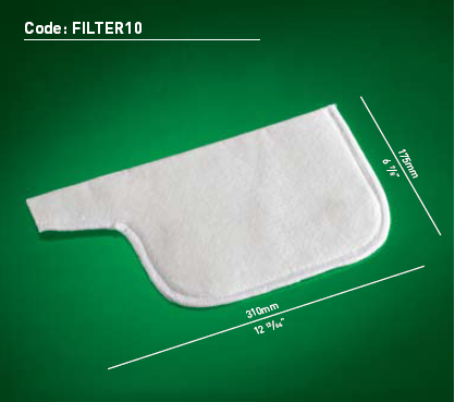 #10 Spout Filter Bag 12 1/8" x 6 7/8" x 1 3/16" #FILTER10