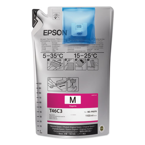 [T46C320] Epson T46C320 Magenta DS Ink, 1100ml.