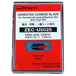 Roland 45 Degree/.25 Offset Carbide Blade, 5-Pack Standard Materials #ZEC-U5025