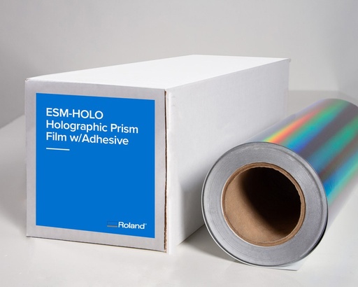 [ROL676] Roland Holographic Prism Film w/ Adhesive, 15in x 75ft