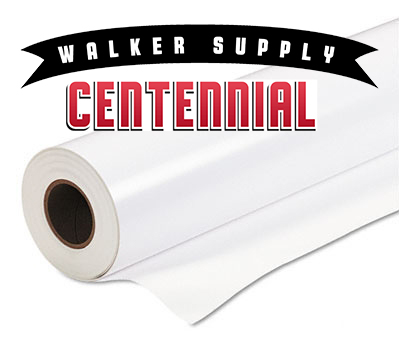 [CB109] Centennial 7604 Anti-Curl Gray Back 13oz 38" x 50yd.