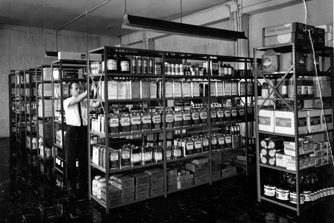 Walker Supply Stockroom - 1960's
